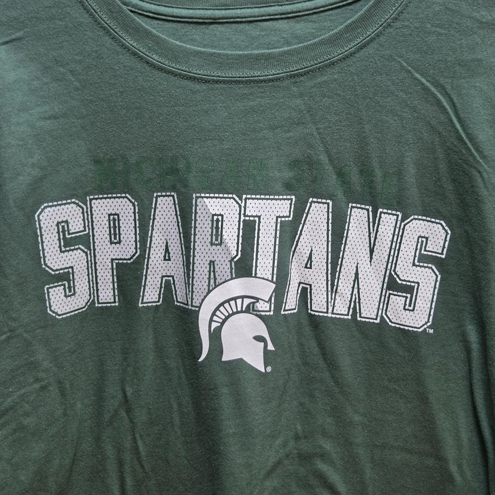 Michigan State Spartans Shirt Mens XL Green NCAA Captivating Tee T-Shirt